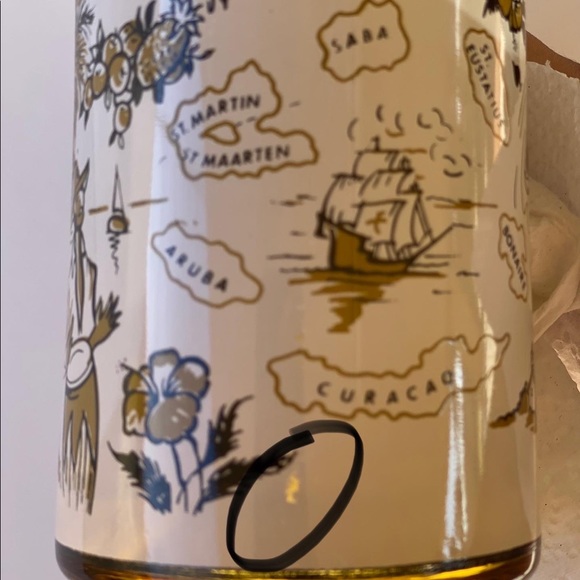 MIdcentury Netherlands Antilles Amber Souvenir Mug - Picture 5 of 5